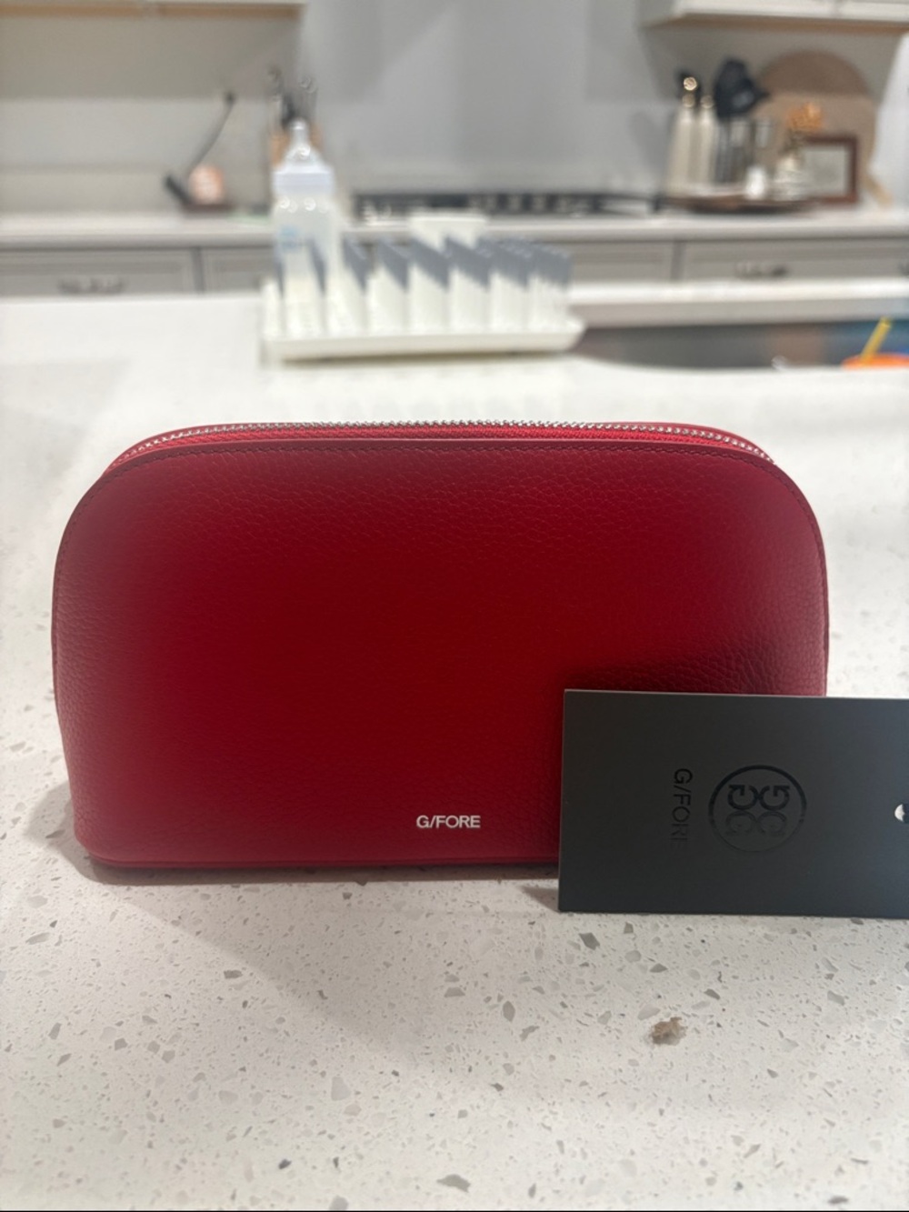 G/FORE Red Makeup Bag